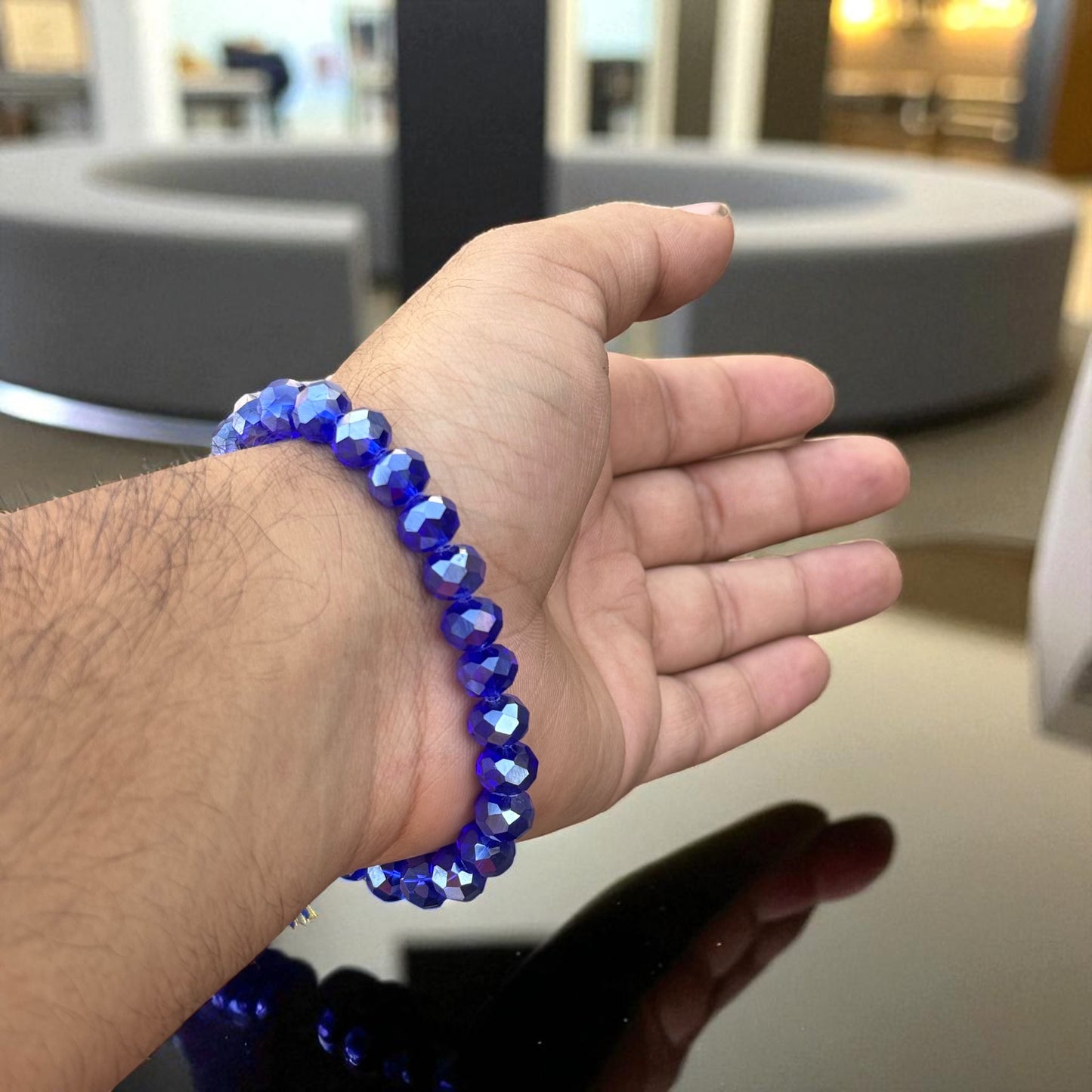 Royal Energy Crystal Bracelet for Men | Premium Healing Stone Power Beads