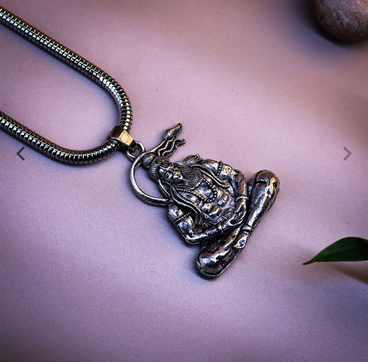 Meditating Hanuman Ji Pendant (Blessing & Protection) - Abhimantrit