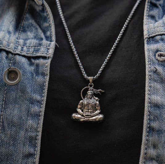 Meditating Hanuman Ji Pendant (Blessing & Protection) - Abhimantrit