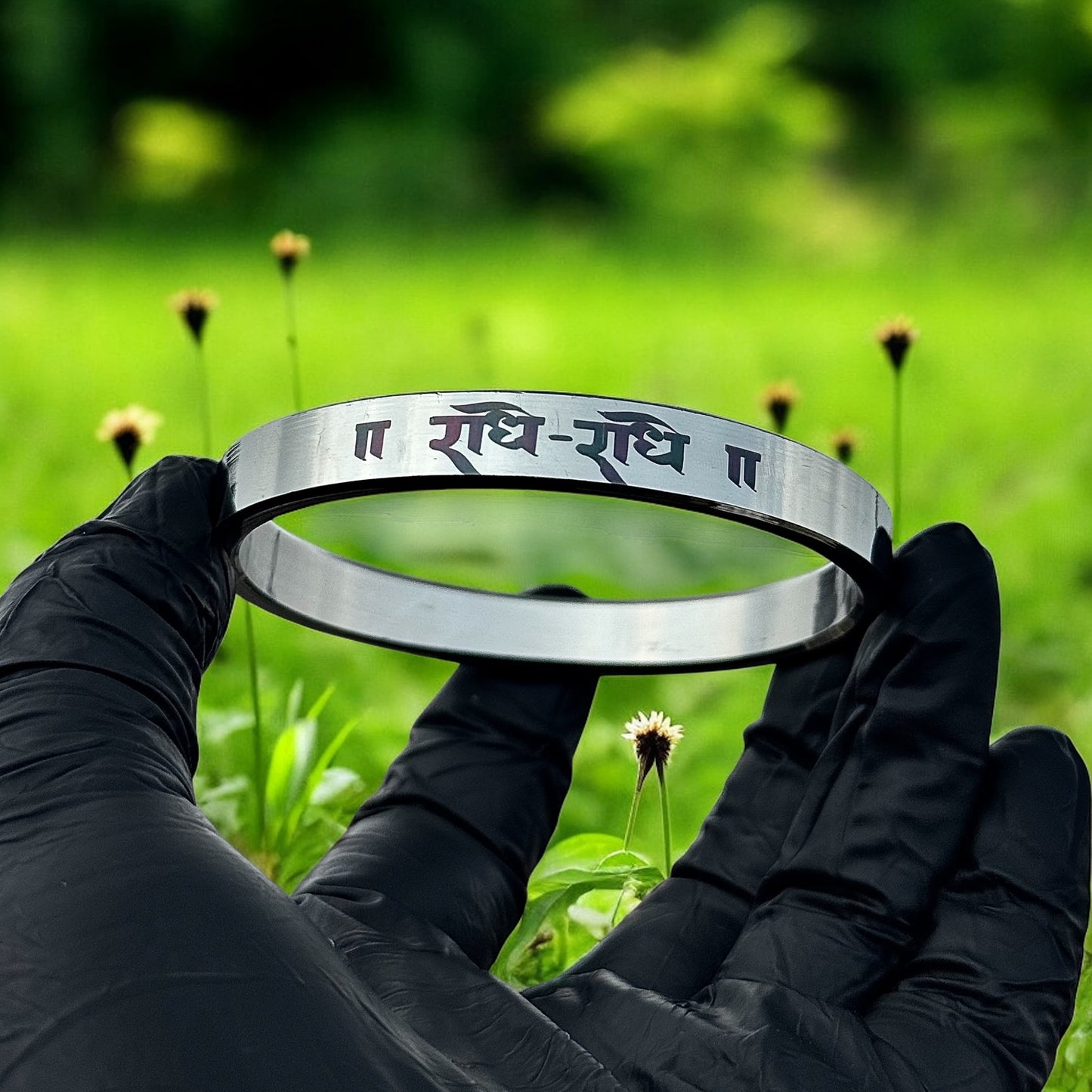 Radhe Radhe Stainless Steel Kada