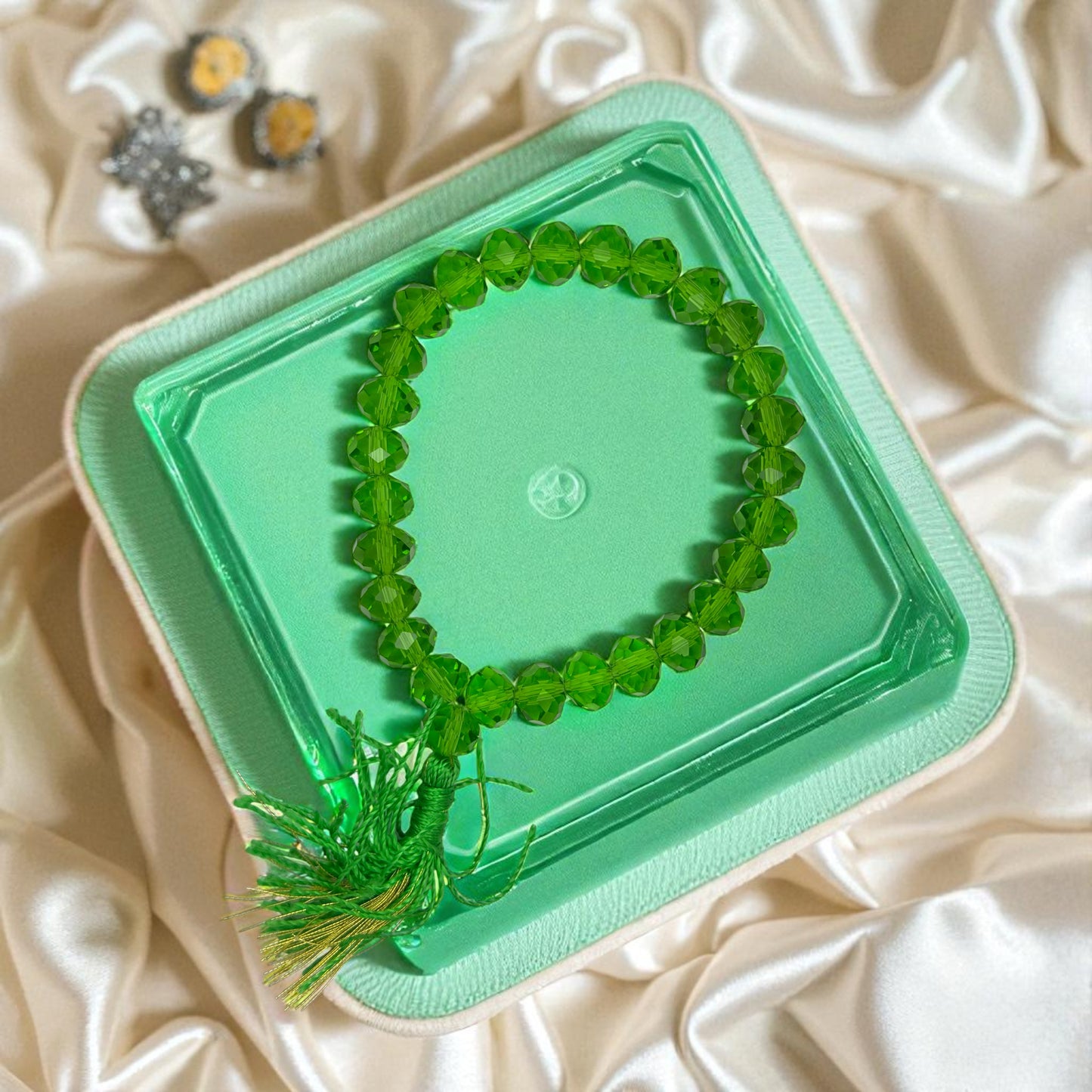 Emerald Vitality Crystal Bracelet