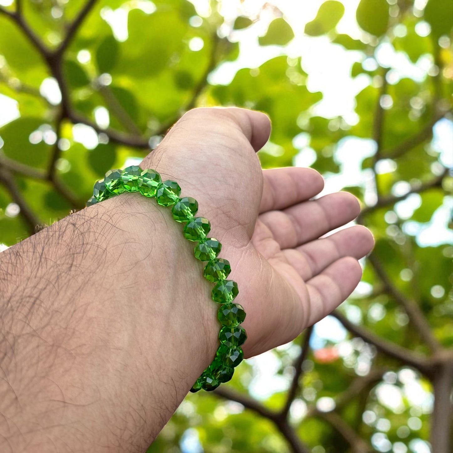 Emerald Vitality Crystal Bracelet