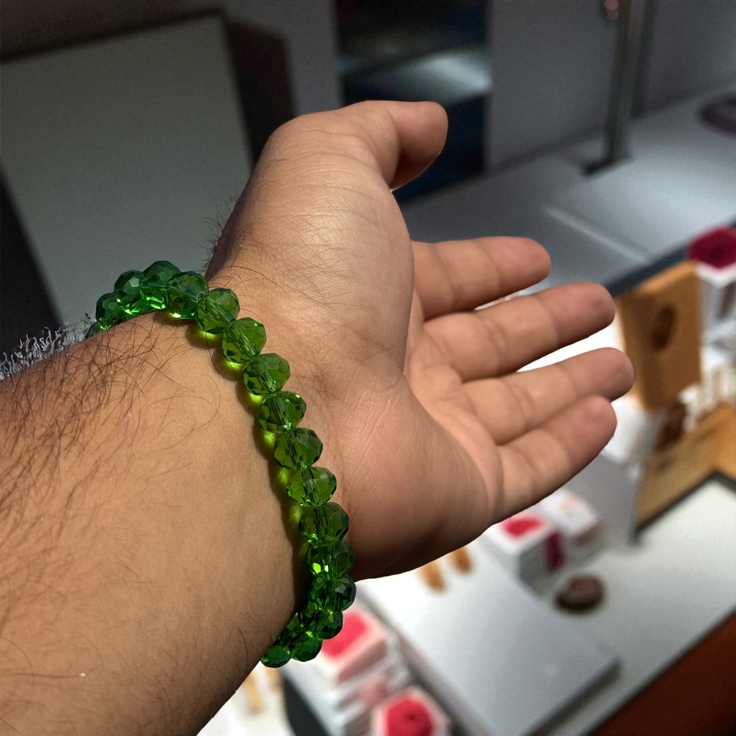 Emerald Vitality Crystal Bracelet